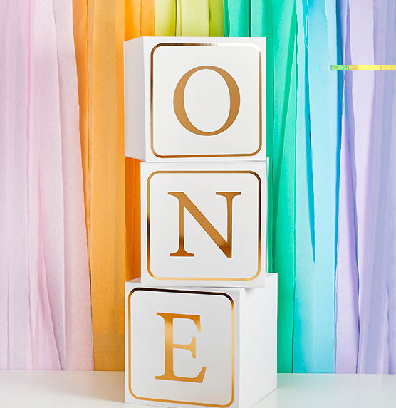1. Geburtstag ONE Geschenkboxen 2