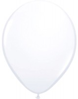 20 Ballons Partydeko weiß 13cm