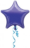 Sparkling Star Ballon dunkellila 48cm