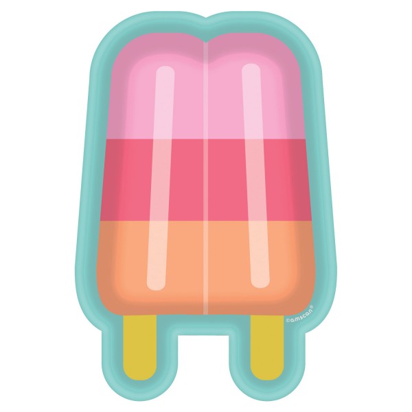 8 Stay cool Wassereis Teller 18cm