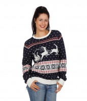 Gemusterter Charly Weihnachtspullover