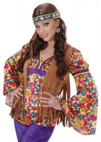 Peace Hippie Glitzer Ohrringe