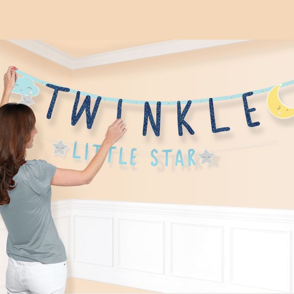 2 Twinkle Little Star Girlanden 1,8m