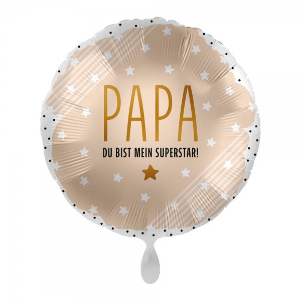 Papa der Superstar Folienballon 43cm