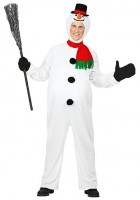 Vorschau: Fröhlicher Schneemann Kostüm für Erwachsene