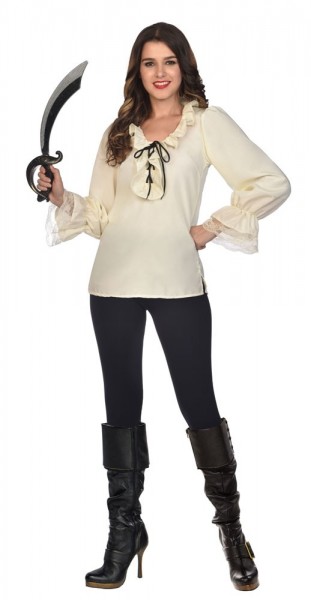 Piraten Bluse Classic für Damen 3
