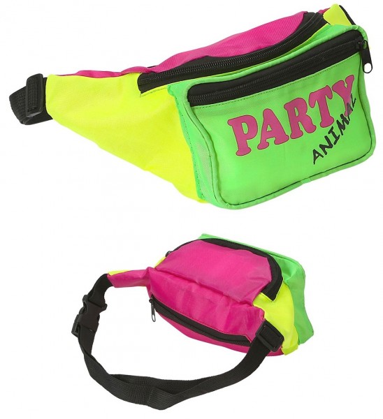 Dufte 80er Jahre Neon Bauchtasche
