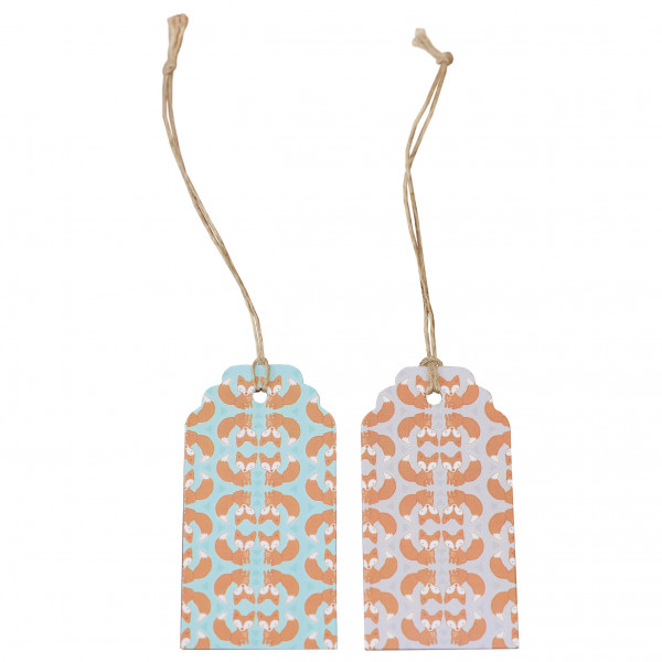 10 Woodland Friends Geschenkanhänger