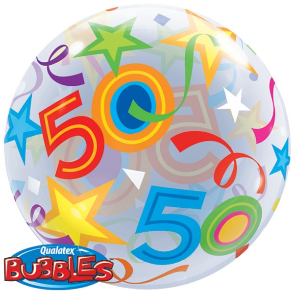 Großer Party Ballon 50. Geburtstag 56cm