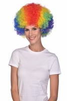 Afro Perücke Carnival bunt