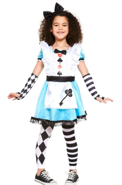 Wunder Alice Mädchenkostüm