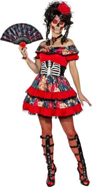 Gerüschtes Alvida Grusel Kleid