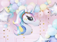 Folienballon Party Einhorn 90cm