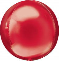 Orbz Folienballon rot 38 x 40cm