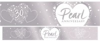 Perlenhochzeit Banner 2,7m
