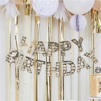 Brilliant Birthday Fransen-Girlande