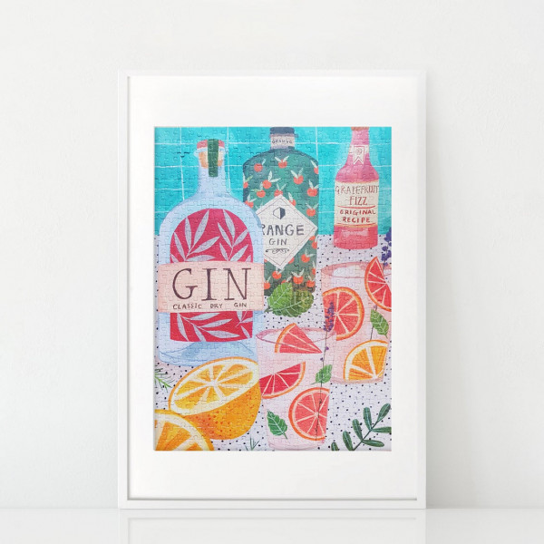 500 Teile Puzzle Gin