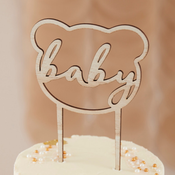Baby Bear Caketopper 16cm x 12cm