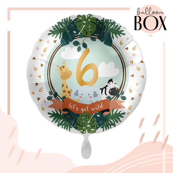 Balloha Geschenkbox DIY Jungle Friends Sechs XL