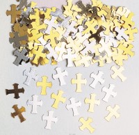 14g Kreuz Streudeko Silber-Gold