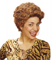 Braune Locken Kurzhaar Perücke Für Damen