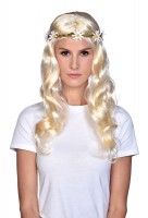 Blonde Hippie Damenperücke Louisa