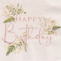 16 Birthday Teaparty Servietten 33cm