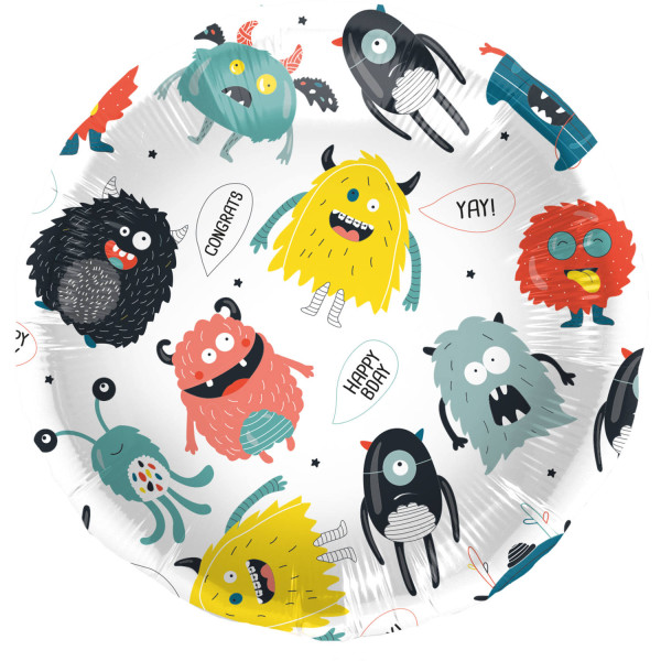 Monster Festival Folienballon 45cm