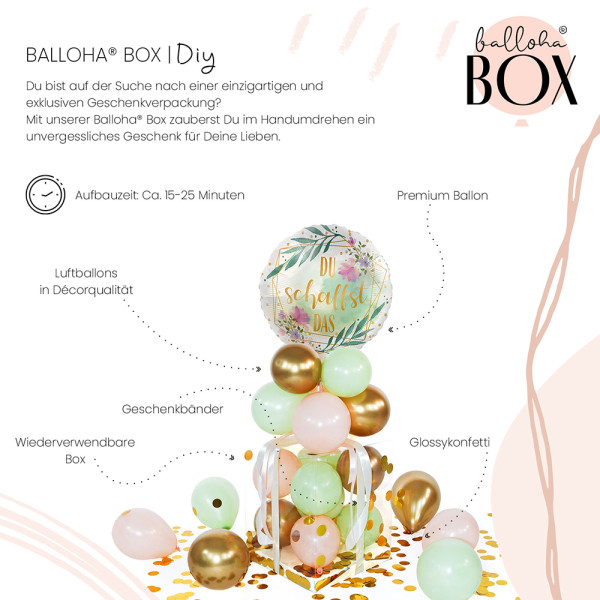 Balloha Geschenkbox DIY Du schaffst das XL 3