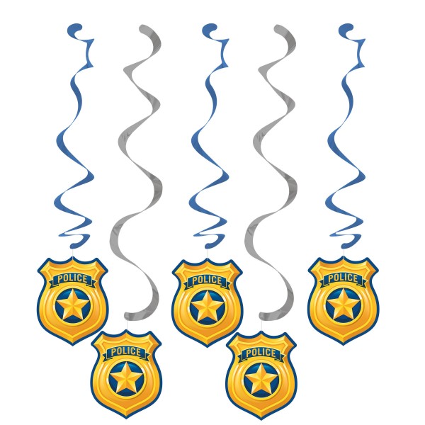 5 Polizei Revier Spiralhänger