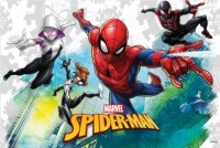 Spiderman Team Up Tischdecke 1,8 x 1,2m