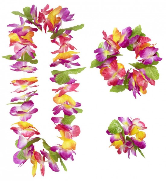 Buntes Hawaii Schmuck Set