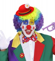 Roter Clown Melonenhut mit Blume