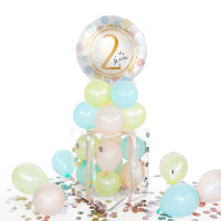 Vorschau: Balloha Geschenkbox DIY Rainbow Dots Zwei XL