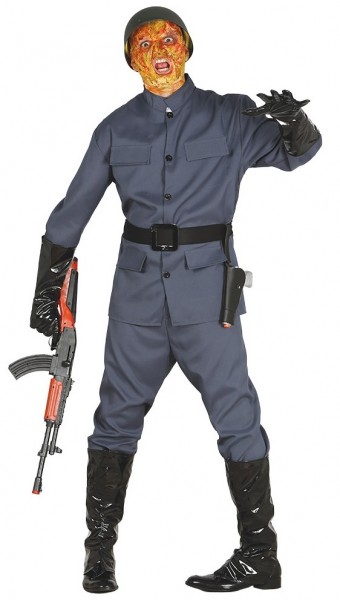 Zombie Soldier Herrenkostüm Deluxe