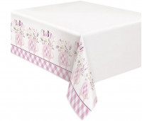 Elefanten Baby Party Tischdecke Rosa 137 x 213cm