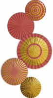 5 Golden Dusk Wabenfächer
