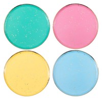 8 Mix & Match Pappteller bunt 24,5cm