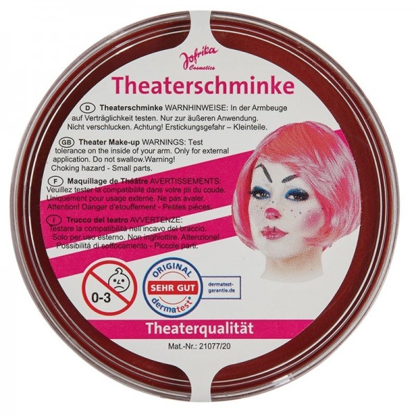 Profi Theaterschminke Dunkelrot