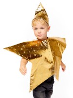 Golden Star Sternen Kostüm für Kinder