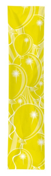 Gelber Spectacular Birthday Banner 3m x 60cm
