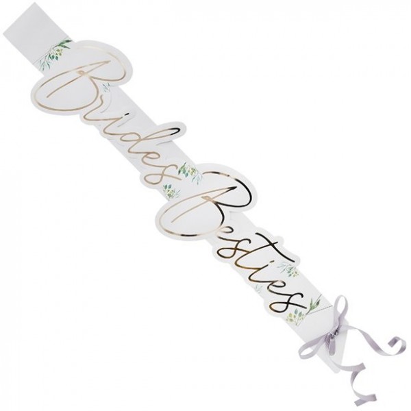 Florale JGA Bride Besties Schärpe