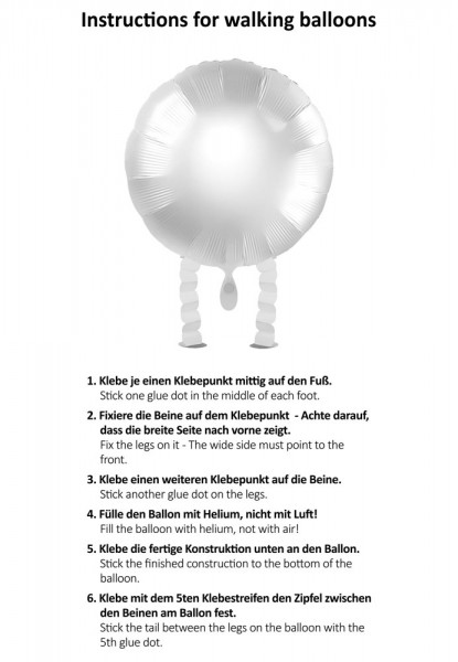 Kleine Katze Airwalker Folienballon 43cm 3