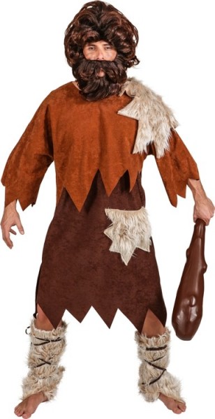 Braunes Neandertaler Herrenkostüm