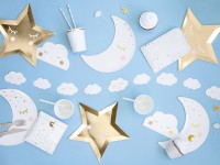 Vorschau: 6 Sweet Dreams Stern Pappteller 27cm