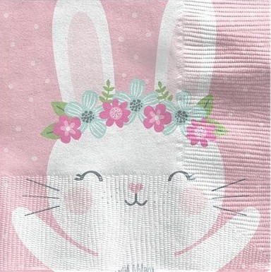 16 Partyhäschen Servietten 25cm