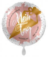 Rosa Einschulung Folienballon Mein Tag 43cm