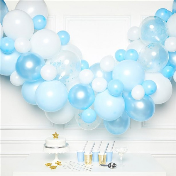 Blue Charme Ballongirlande