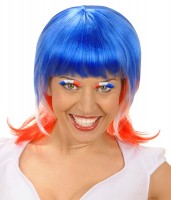 Frankreich Fan Wimpern