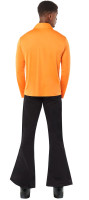 70er Jahre Hippie Herrenhemd orange